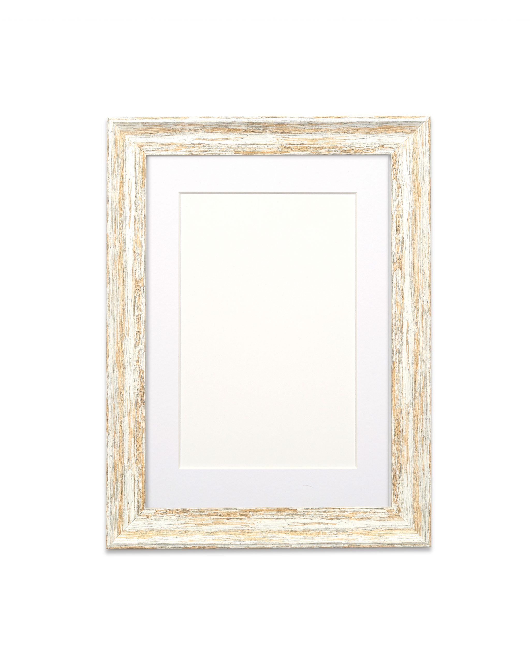 Distressed Vintage Spoon Photo Frame White - Image 3