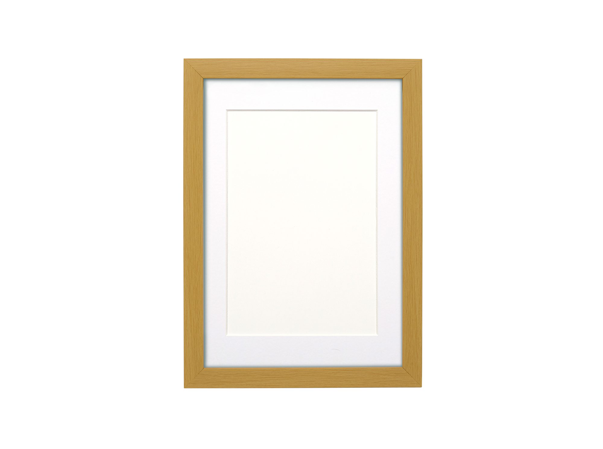 Rainbow Flat Photo Frame Oak - Image 3