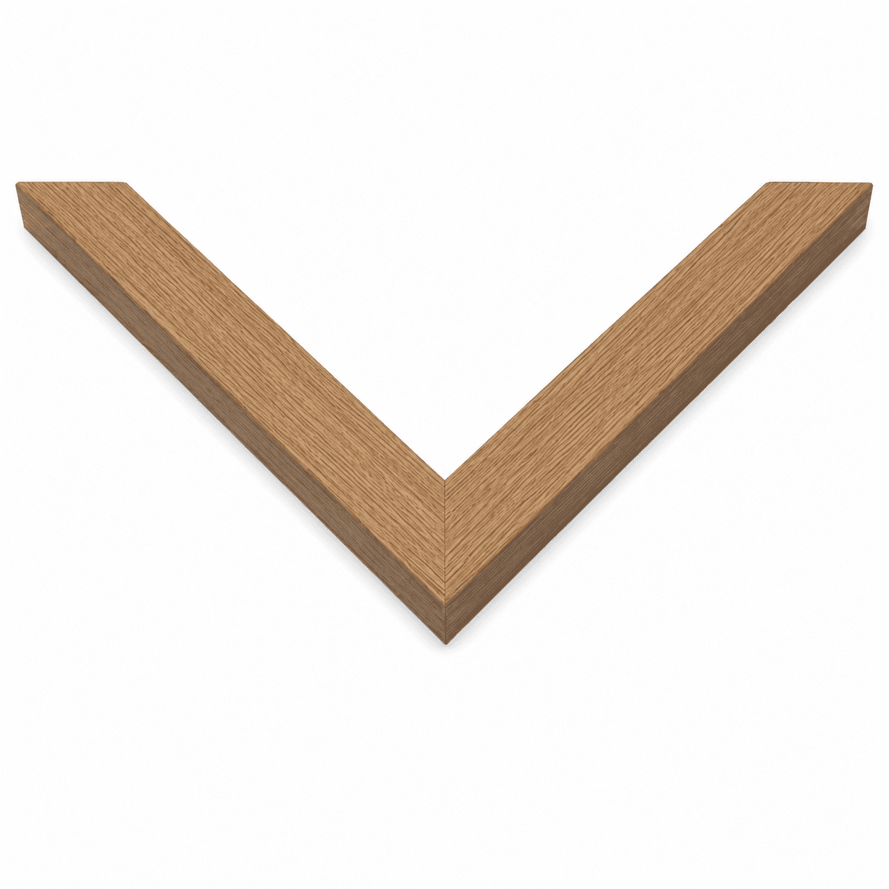 Rainbow Flat Photo Frame Oak - Image 2