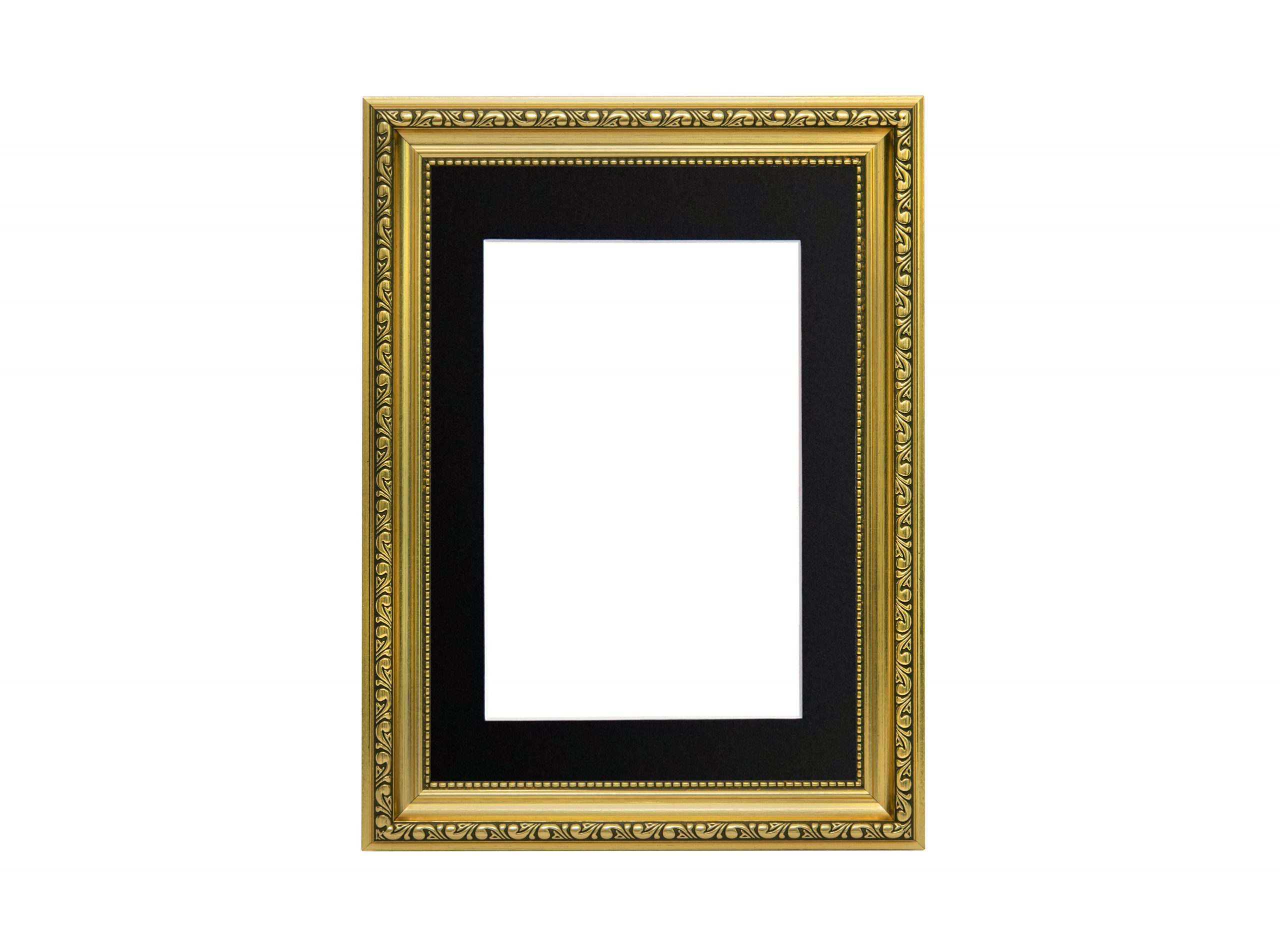 Ornate Spoon Shabby Chic Swept Photo Frame Gold - Image 3