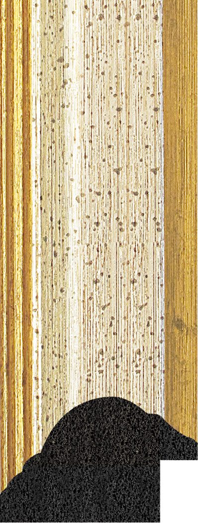 Canterbury Traditional Reverse Photo Frame Silver Gold Sides - Image 2