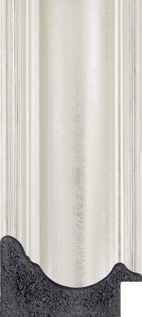 Vegas Contemporary Scoop Photo Frame Silver - Image 2